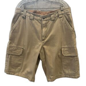 Duluth Trading Co Flex Fire Hose Cargo Works Shorts Workwear 38 Utility Pocket
